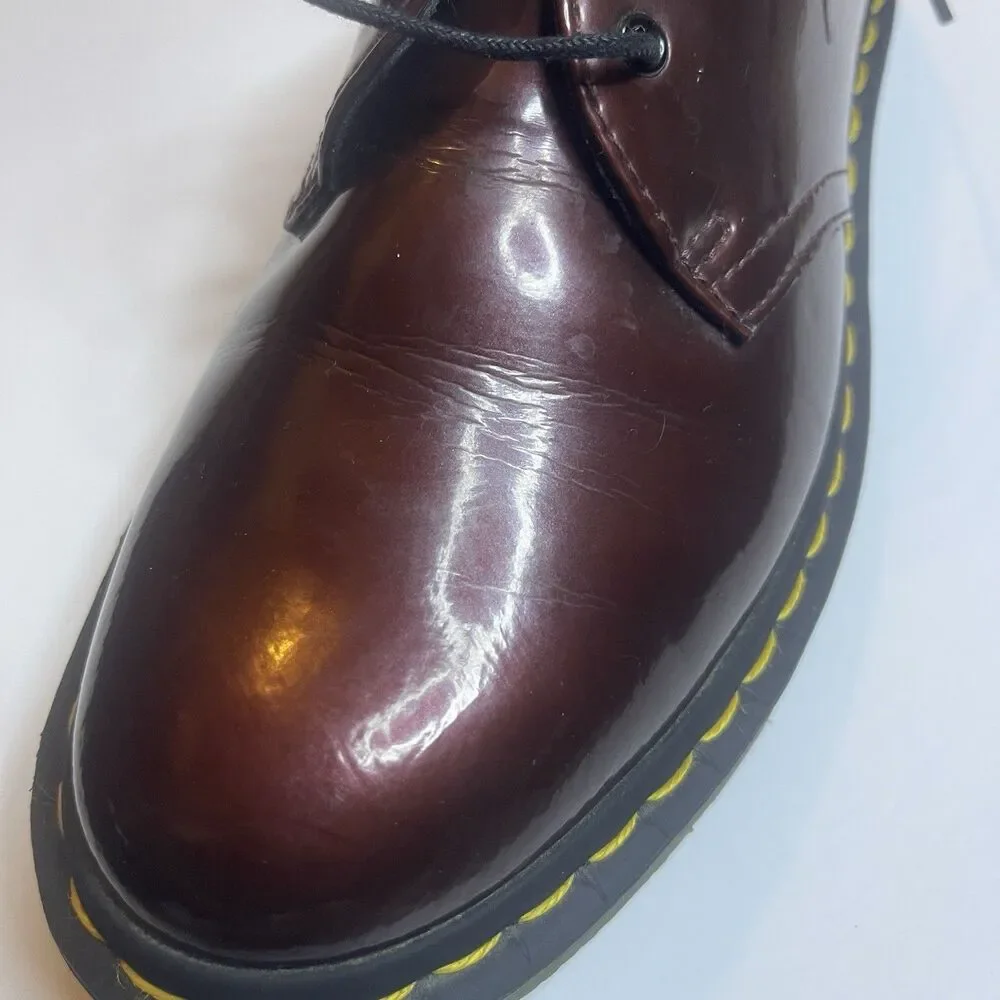 Dr. Martens 10084 Cherry Red Lacquered Lady’s US L Size 9 Y2K AW004
